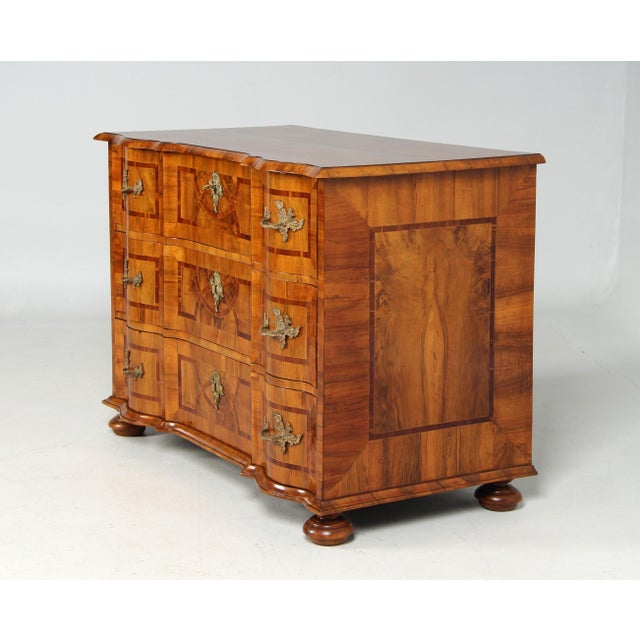 Wood German Baroque Chest of Drawers, 1760s For Sale - Image 7 of 16