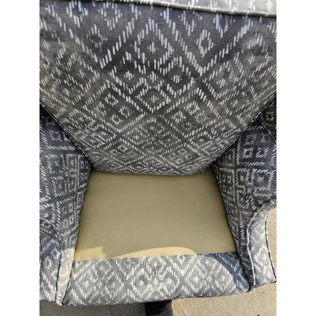 Antique Deep Wingback Chair For Sale - Image 11 of 11