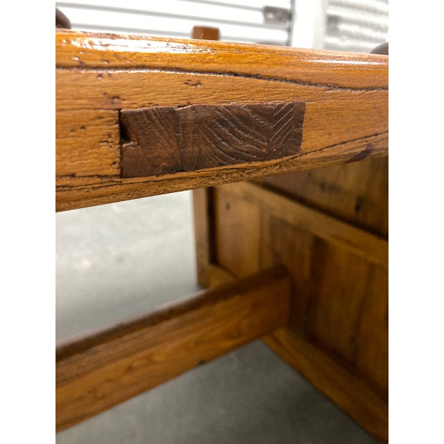 Bespoke Executive Desk From Old Chinese Temple Gates For Sale - Image 12 of 13