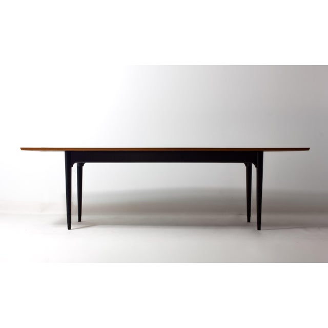 Mid-Century Modern Mid-Century Rounded Dining Table, 1960s For Sale - Image 3 of 9
