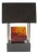 Custom Art Glass Sculpture Lamp from Arthur Elrod Interior For Sale