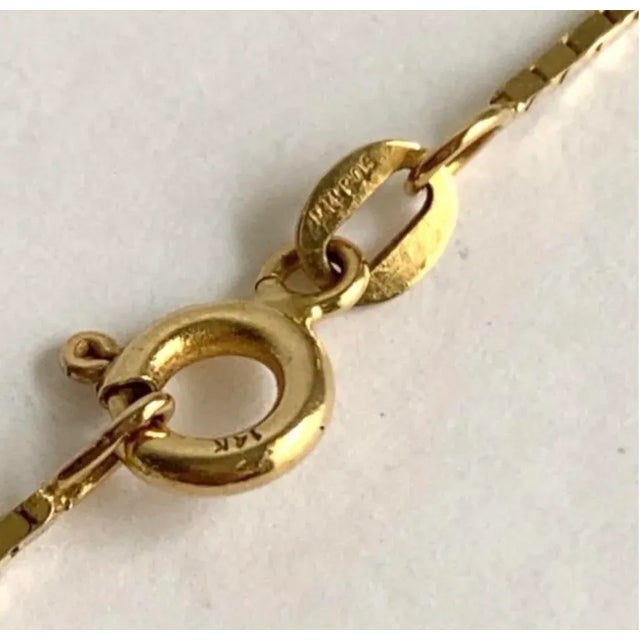 Gold 14k Gold Cameo Necklace Black Mother of Pearl Chain Womens Profile Victorian Style For Sale - Image 8 of 9