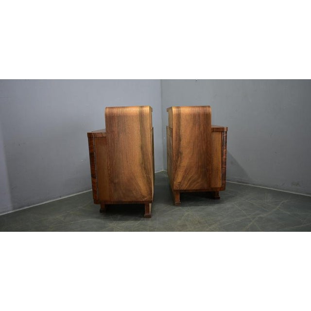 Art Deco Bedside Tables, Czechoslovakia, 1934, Set of 2 For Sale - Image 6 of 18