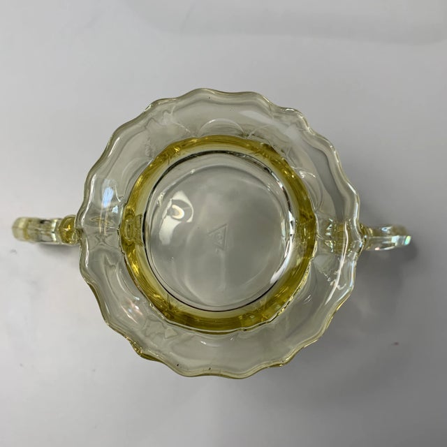 Dessert Set in Antique Yellow For Sale - Image 12 of 13