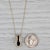 2010s 0.88ctw Sapphire Diamond Pendant Necklace 14k Yellow Gold 19" Box Chain For Sale - Image 5 of 6