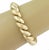The San Marco Italy 14k Yellow Gold Macaroni Link Bracelet is a vintage piece of fine jewelry crafted in Italy. This...