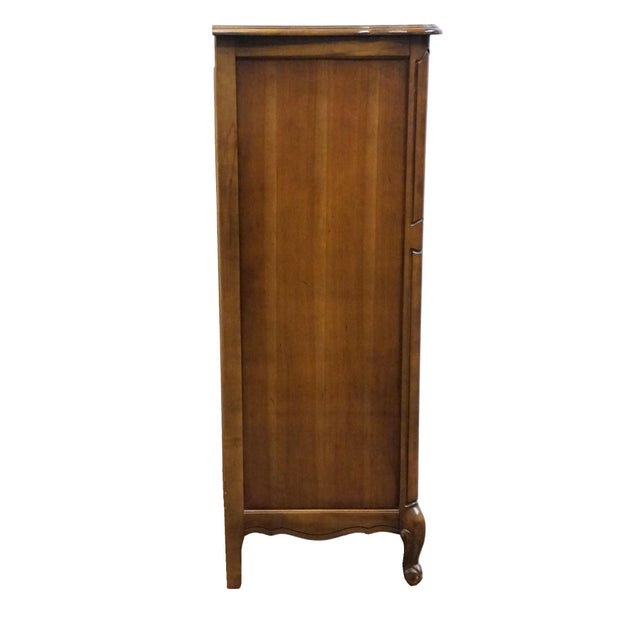 Bassett Furniture Cherry Country French Provincial 38" Chest of Drawers 190-5-A371 For Sale - Image 10 of 11