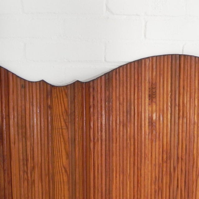 Room Divider with Pine Slats in the style of Baumann for S.N.S.A., 1950s For Sale - Image 17 of 18
