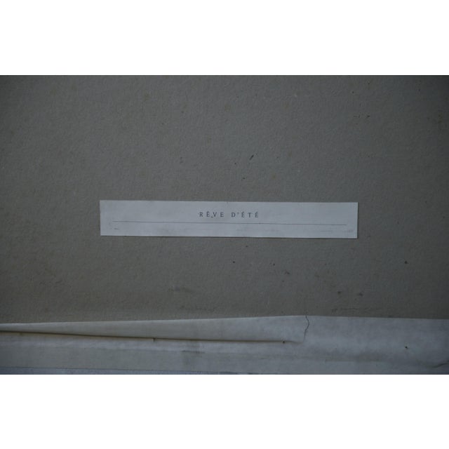 André Brasilier, Rêve d'Été, 1980s, Lithograph, Framed For Sale - Image 7 of 9