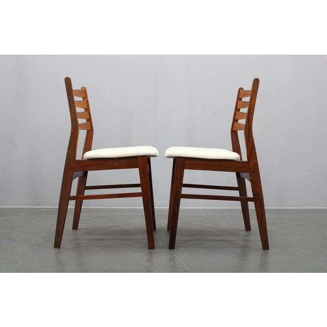 Brown Mid-Century Danish Teak Dining Chairs, Denmark, 1960s, Set of 6 For Sale - Image 8 of 16