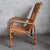 Vintage Italian Rattan and Curved Bamboo Armchair, 1960 For Sale - Image 4 of 14