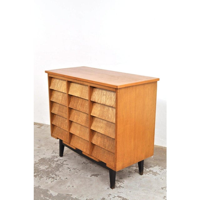 Vintage Chest of Drawers with Slanted Fronts, 1940s For Sale - Image 13 of 13