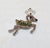 Mid-Century Modern Vintage 1960s Signed Hobe Rhodium Plated Rhinestone Reindeer Brooch For Sale - Image 3 of 7