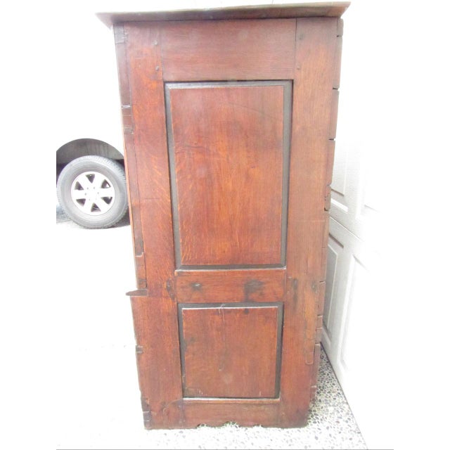 Antique English Oak Mule Chest For Sale - Image 17 of 18