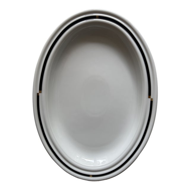 Large Cupola Nera Platter by Mario Bellini for Rosenthal Studio Linie, 1990s For Sale