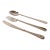 Oversize Chrome Flatware Wall Hanging- Set of 3 For Sale