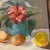 Contemporary Original Impressionist Still Life Painting Vintage Frame Signed For Sale - Image 4 of 5
