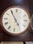 Antique Mahogany School Clock with Fusee Movement, in Good conditions. Designed before 1890