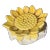 Mid Century Ceramic Sunflower Shaker For Sale