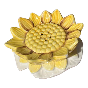Mid Century Ceramic Sunflower Shaker