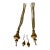 Bronze Silk Tiebacks With Extra Pair of Key Tassels For Sale