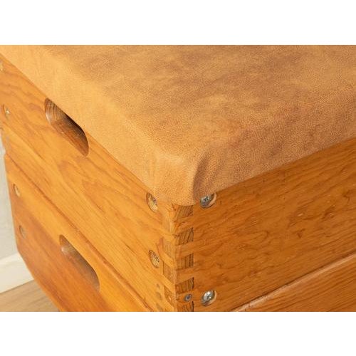 Wooden Vaulting Box, 1960s For Sale - Image 9 of 11