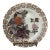 Vintage Fine Chinese Porcelain Qing Period Famille Rose Plate With Red Seal Mark For Sale