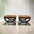 Lee Jofa Curule Benches- A Pair For Sale In Chicago - Image 6 of 6