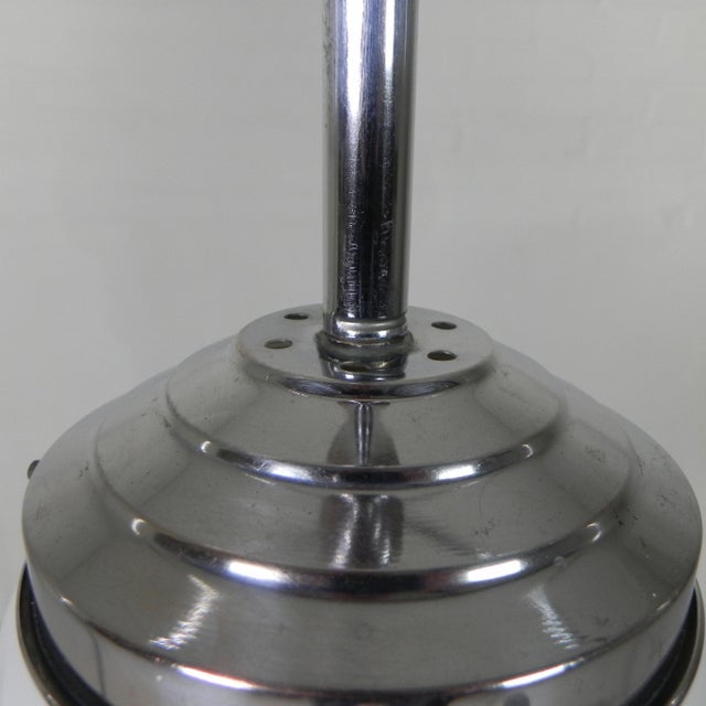 Art Deco Pendant Lamp with Opaline Glass Shade, 1930s For Sale - Image 12 of 15