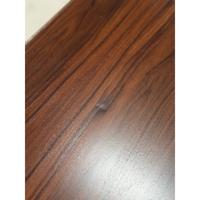 Mid-Century Modern Danish Rosewood Executive Desk – Floating Top For Sale - Image 17 of 18