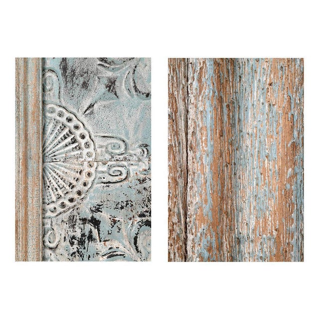 Plaque décorative en tôle patinée MD40 This piece is designed in the style of the selected designer and/or manufacturer