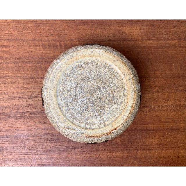 Vintage Danish Pottery Bowl by Jette Hellerøe For Sale - Image 6 of 14