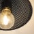 1970s Large Suspension Lamp in White Murano Glass with Black Finishes, Italy, 1970s For Sale - Image 5 of 12