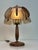 Mid-Century Modern Teak and Amber Glass Table Lamp from Hustadt Leuchten, 1960s For Sale - Image 3 of 18