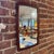 Vintage Teak Mirror, Denmark, 1960 For Sale - Image 4 of 5