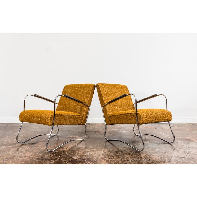 Bauhaus Style Lounge Chairs, 1950s, Set of 2 For Sale - Image 11 of 18