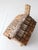 Brown Vintage Wood Folk Art Log Cabin Sculpture For Sale - Image 8 of 11