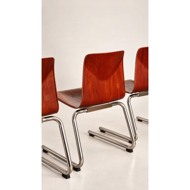 Vintage Chairs from Thur Op / Pagholz, 1960s, Set of 6 For Sale - Image 4 of 10