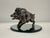 1970s Solid Sterling Silver Wild Boar / Hog Desk Sculpture (925) – 190g – 6" – Mirror Display Base For Sale - Image 4 of 17