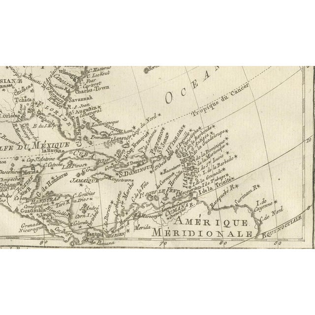 Paper Enlightenment Map by Rigobert Bonne, 1780 For Sale - Image 7 of 10