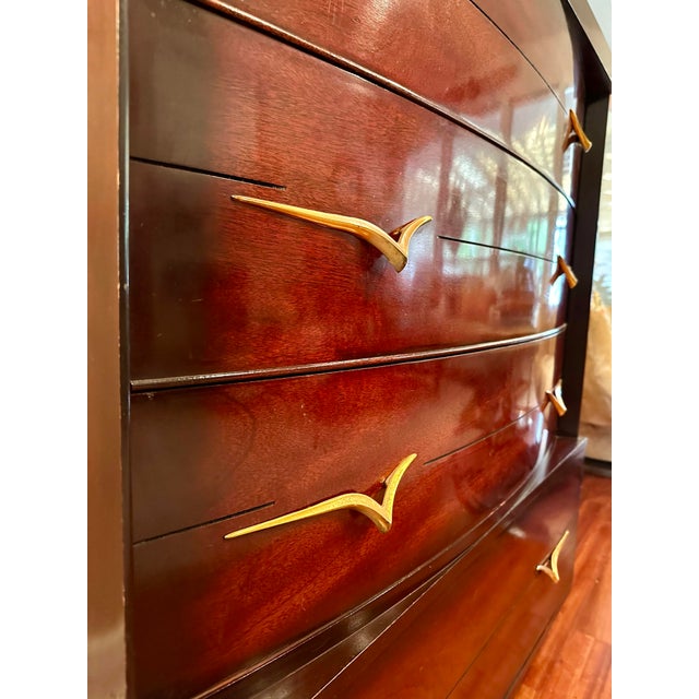 Harmony House 1950s Art Deco Chest of Drawers For Sale - Image 4 of 10