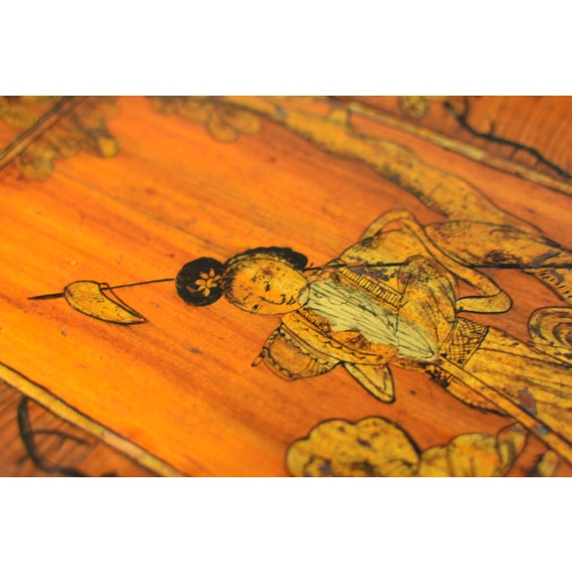 19th Century Chinese Fruit Tray Basket Gilt Painted For Sale - Image 12 of 13