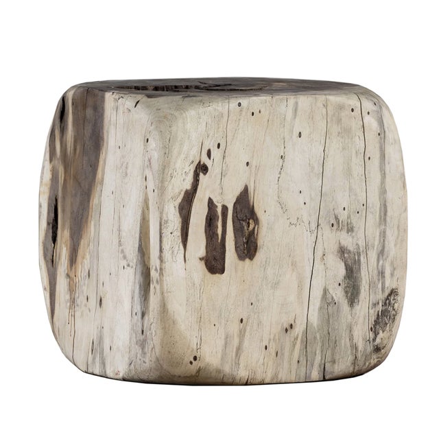 New special order item. Not vintage. With a stone-like appearance, the Erosion Side Table is crafted from teak wood. The...