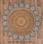 Textile French Blue Round Jute Scallop Rug - 6'x6' For Sale - Image 7 of 9