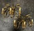 Italian Wheat Sheaf Wall Sconces in Gilt Metal, 1950s, Set of 2 For Sale - Image 11 of 11