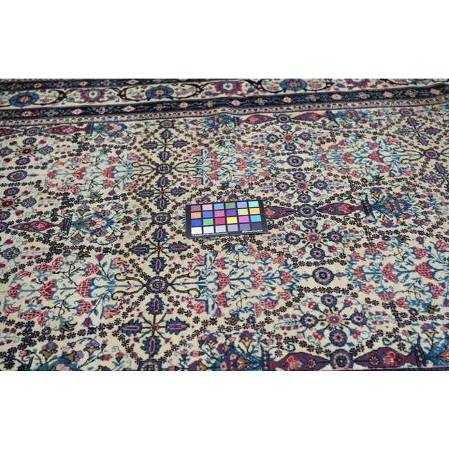 Late 18th Century Late 18th Century Antique Persian Tehran Rug 4'3'' x 6'9'' For Sale - Image 5 of 8