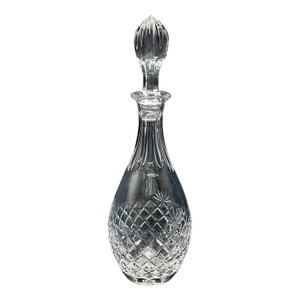 Vintage Claret Decanter, English, Pineapple Cut Glass, Wine Vessel, Circa 1970