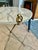 Italian Brass and Steel Tripod Side Table For Sale In Palm Springs - Image 6 of 12
