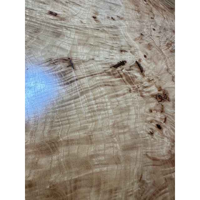 Vintage Henredon Scene Two Burlwood Parsons Dining Table For Sale - Image 12 of 12