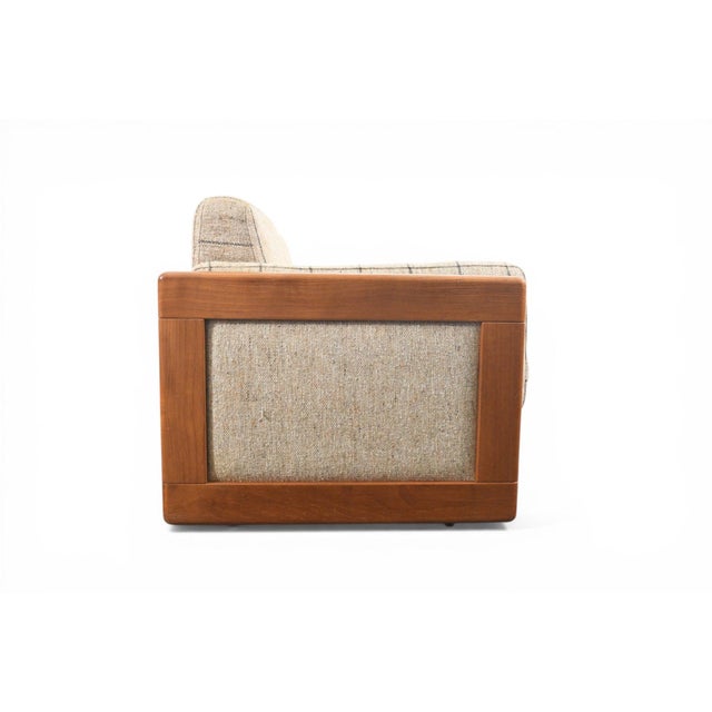 Late 20th Century Ib Madsen + Acton Schubell Ms77 Loveseat in Teak and Original Wool For Sale In San Francisco - Image 6 of 11